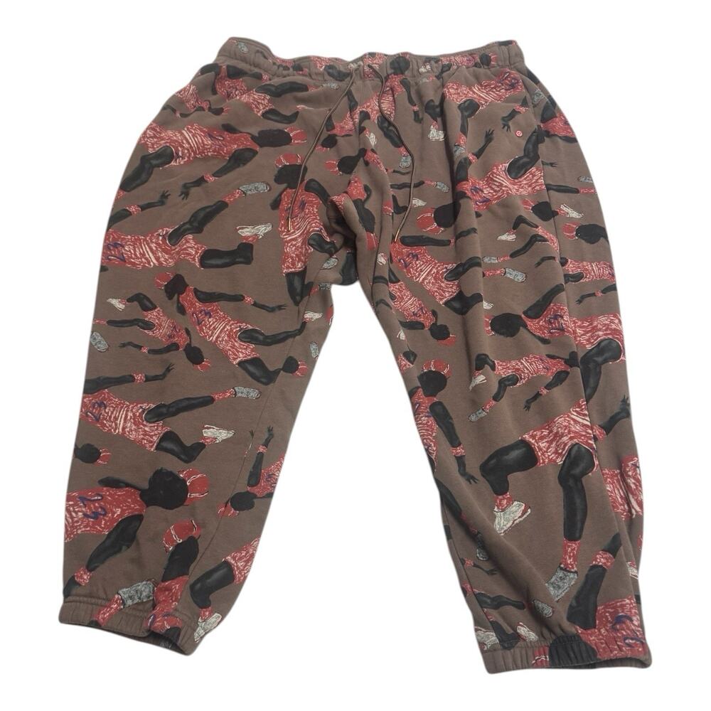 Jordan Artist Series by Parker Duncan Brown 3XL Joggers Basketball Urban Street - Picture 2 of 7